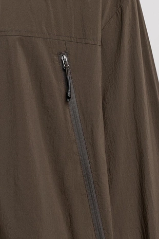 Brown | 1732/307/700 - Zara Техническая куртка с контрастной подкладкой