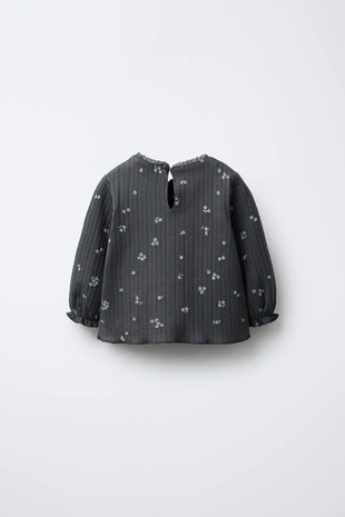 Купить Zara Футболка с цветочным принтом