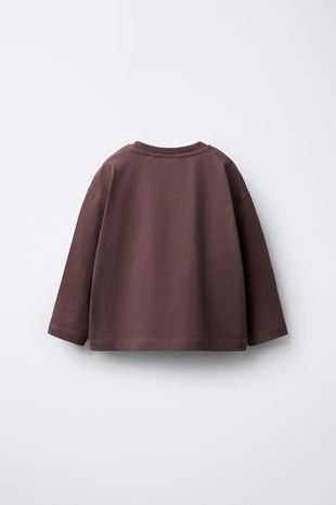 Купить Zara Лонгслив с вышивкой