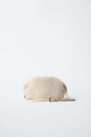 Сумка-рюкзак «кролик» из искусственного меха- Заказать в России