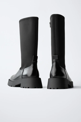 Высокие ботинки-носки- Заказать в России