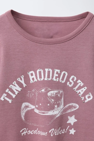 Футболка с надписью COWGIRL