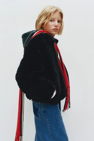 Куртка из искусственного меха- Заказать в России