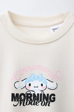 Ecru | 5643/710/712 - Zara Лонгслив CINNAMOROLL © SANRIO