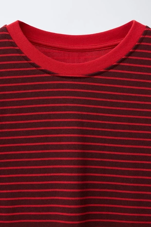 Футболка с принтом в полоску- Заказать в России