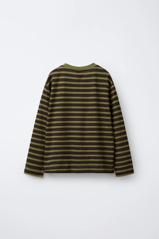 Купить Zara Футболка с принтом в полоску