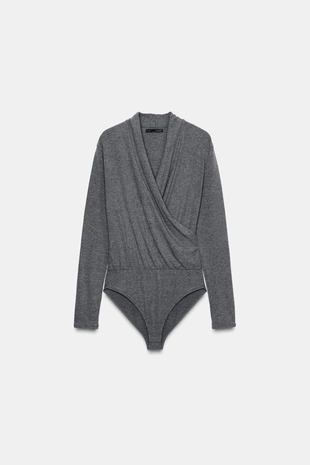 Мягкое боди на запахе- Заказать в России