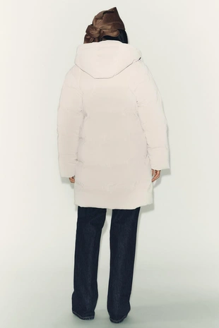 Полудлинный ветрозащитный анорак из прорезиненной ткани