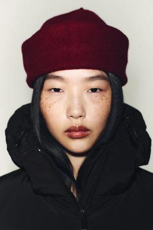 Длинный пуховик с капюшоном WATER REPELLENT WINDPROOF- Заказать в России