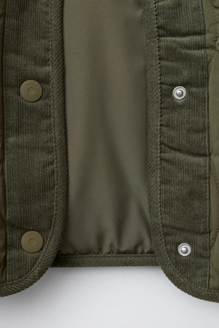 Жилет комбинированный нейлон и вельвет- Заказать в России