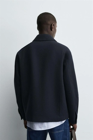 Полупальто REGULAR FIT с карманами- Заказать в России