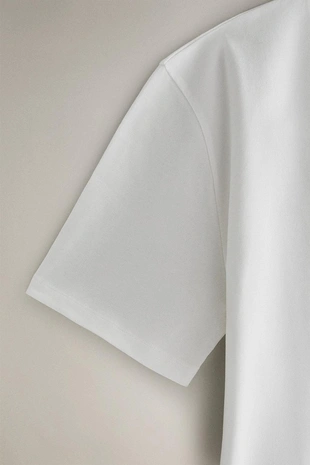 White | 9199/120/250 - Zara Футболка из хлопка с короткими рукавами