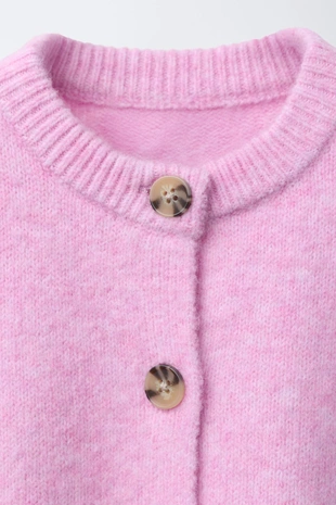 Однотонный кардиган- Заказать в России