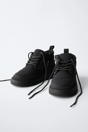 Black | 7129/631/800 - Zara Водоотталкивающие ботинки из нейлона