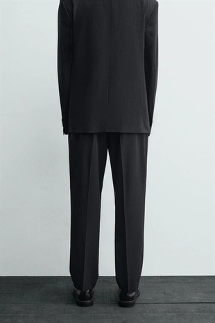 Dark navy | 6796/685/422 - Zara Костюмные брюки в тонкую полоску