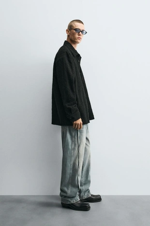 Джинсы BAGGY FIT с декоративной строчкой- Заказать в России