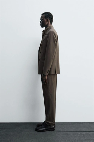 Двубортный костюмный блейзер- Заказать в России