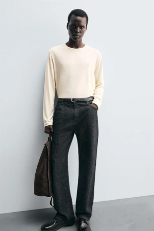 Легкая футболка с длинными рукавами- Заказать в России