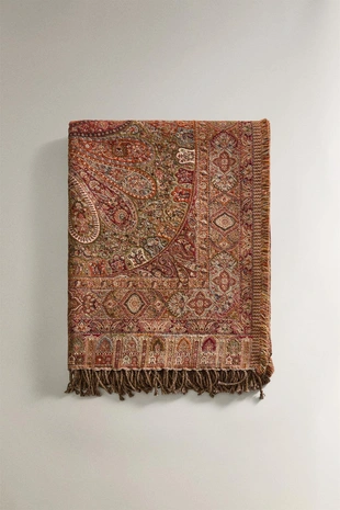 Плед PAISLEY JACQUARD- Заказать в России