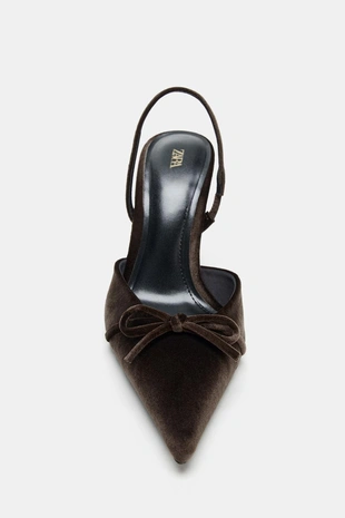 Туфли-мюли на каблуке- Заказать в России