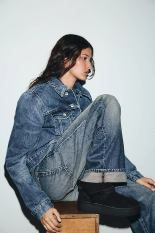 Купить Zara Мягкие ботильоны из искусственного меха