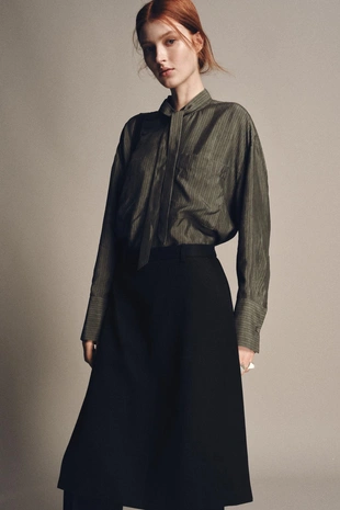 Блуза с карманами и завязками — ZW COLLECTION- Заказать в России