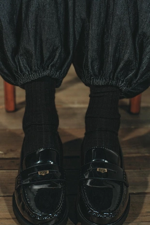 Лакированные пенни-лоферы- Заказать в России