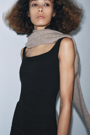 Купить Zara Боди из крепа