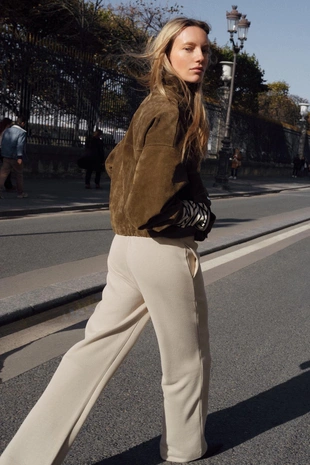 Мягкие широкие брюки- Заказать в России