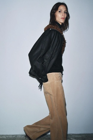 Вельветовые брюки WIDE LEG — ZW COLLECTION- Заказать в России