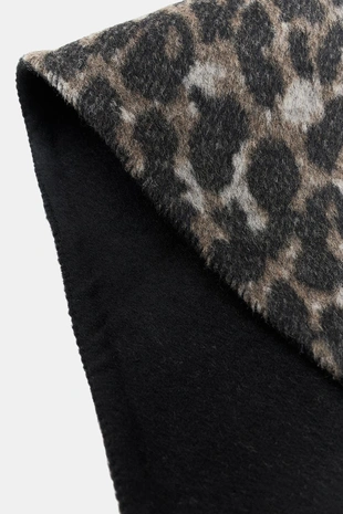 Leopard | 8491/211/051 - Zara Бандана с анималистическим принтом и шерстью