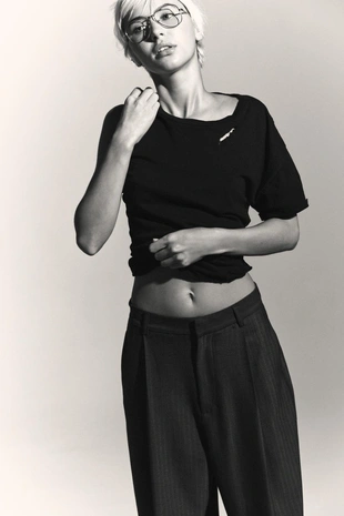 Брюки с защипами- Заказать в России