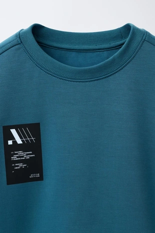 Bluish | 8054/777/420 - Zara Спортивная толстовка с логотипом