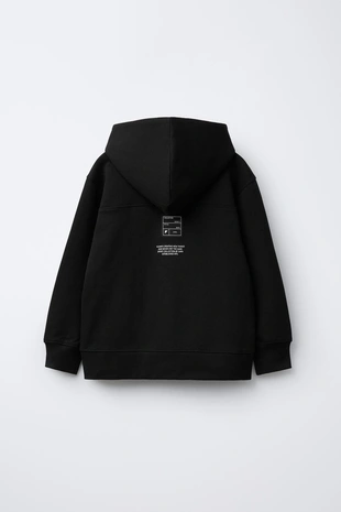 Купить Zara Спортивная толстовка на молнии из ткани интерлок