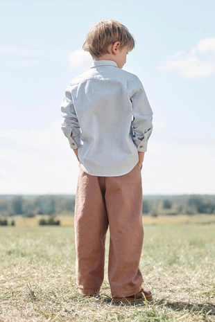 Рубашка с карманом в полоску LIMITED EDITION- Заказать в России