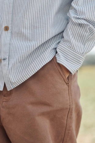 Рубашка с карманом в полоску LIMITED EDITION- Заказать в России