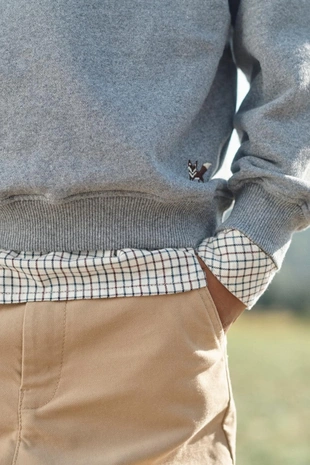 Свитшот с вышитой лисой LIMITED EDITION- Заказать в России