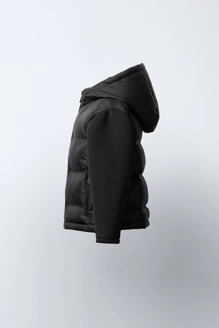 Стеганая комбинированная куртка - Заказать в России