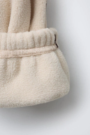 Флисовые брюки-джоггеры с контрастной отделкой- Заказать в России