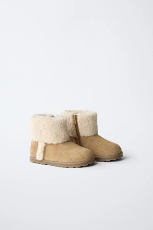 Купить Zara Утепленные босоножки BAREFOOT