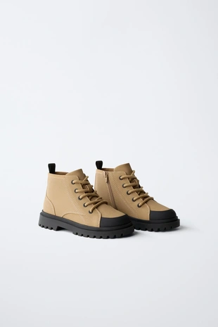 Купить Zara Ботинки на рифленой подошве