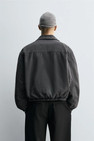 Grey | 4470/384/802 - Zara Утепленный бомбер