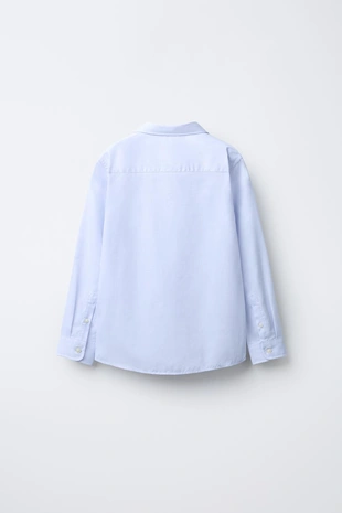 Однотонная рубашка для вечеринок- Заказать в России