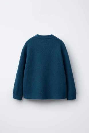 Мягкий трикотажный джемпер с шерстью- Заказать в России