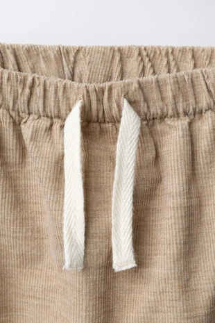 Beige | 6303/570/710 - Zara Брюки из тонкого вельвета на подкладке