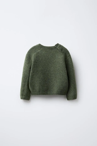 Вязаный джемпер с вышитым деревом- Заказать в России