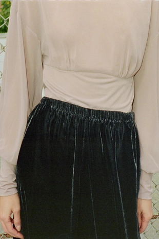 Бархатные брюки-шаровалы- Заказать в России