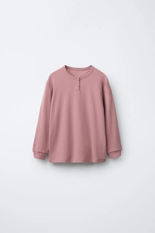 Купить Zara 2-6 лет/однотонная пижама в рубчик