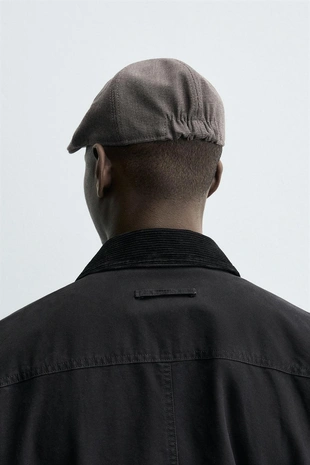 Кепка из фланели с узором «гусиная лапка»- Заказать в России