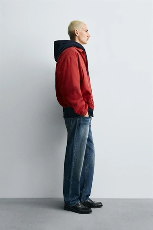 Куртка BOXY FIT с вышивкой- Заказать в России
